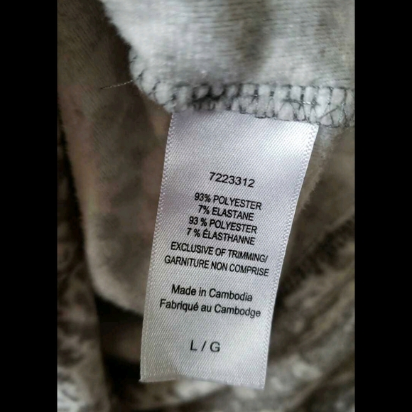 Nautica Women's 2 Piece Fleece Pajama Sleepwear Set Grey Large - Picture 6 of 8